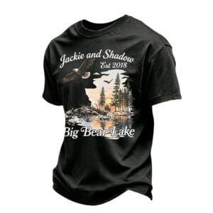 Mens Jackie and Shadow Big Bear Lake Printed Shirt 1