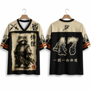 Retro Raccoon Samurai Jersey 1