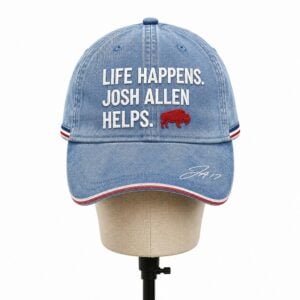 2026 Bills Life Happens Josh Allen Helps Hat 1
