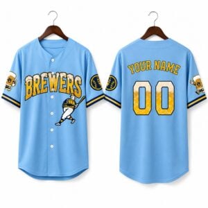 2026 Brewers Pitcher And Pint Beer Jersey 1