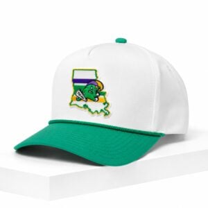 Tulane Green Wave Mardi Gras State Stripe 2026 Hat 1