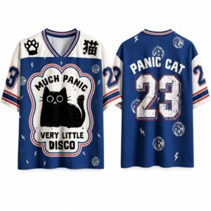 Much Panic Very Little Disco Black Cat Jersey 1