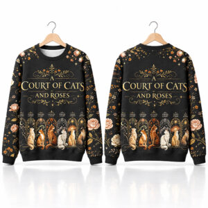 A Court Of Cats And Roses Ugly Sweater 2026 Christmas 1
