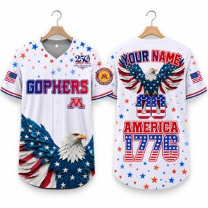 Golden Gophers 250TH Anniversary Celebration USA 2026 Jersey 1