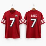 2026 49ers Daejon Love Football Jersey
