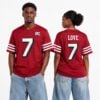 2026 49ers Daejon Love Football Jersey 5 2026 49ers Daejon Love Football Jersey 4