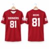 2026 Oklahoma Sooners Crimson Rocky Beers Jersey 1