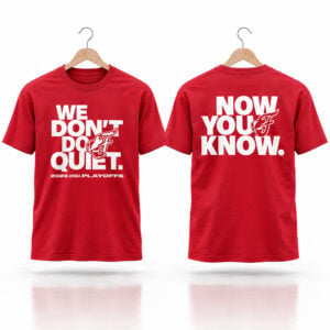 Fever We Dont Do Quiet Play Off 2026 Shirt 1