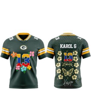 GB Packers Karol G Tropitour 2026 Jersey 1