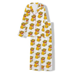 Cowboy Cat Western Long Sleeve Pajama Set 1