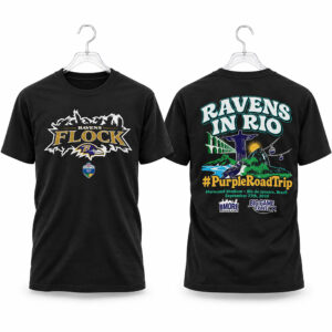 Ravens Flock Ravens In Rio De Janeiro Game 2026 Shirt 1