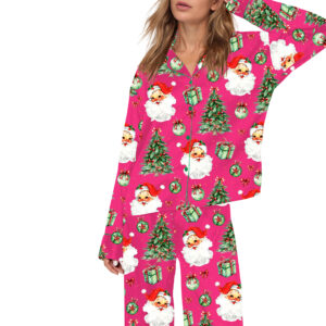 2026 Christmas Holiday Santa Pajama Set 1