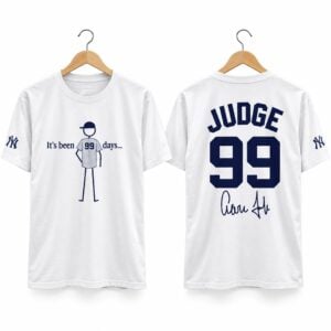 NY Yankees Its Been 99 Days Aaron Judge Shirt 1