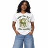 Azzi Fudd Sorry Im Late I Was Pooping Frog Shirt 1 3