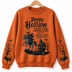 2026 Halloween Sleepy Hollow Dead And Breakfast Sweatshirt 1