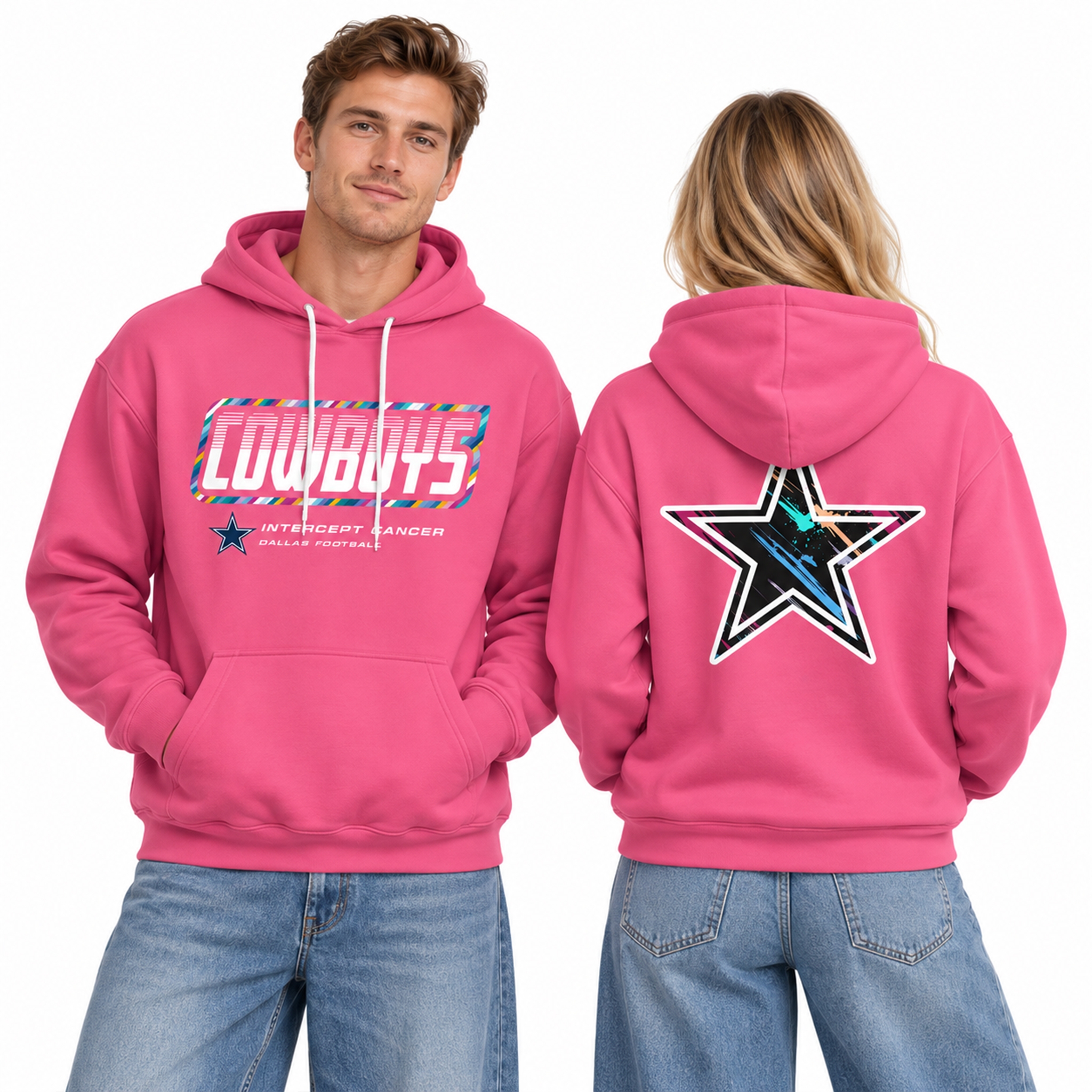 Cowboys 2026 Crucial Catch Intercept Cancer Hoodie 2