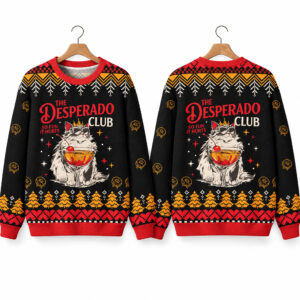 2026 The Desperado Club So Fun It Hurts Ugly Christmas Sweater 1