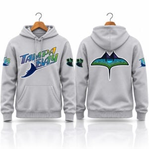 2026 TB Rays Road Gray Hoodie 1