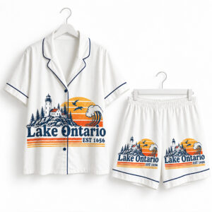 Lake Ontario Great Lakes Pajama Set 1