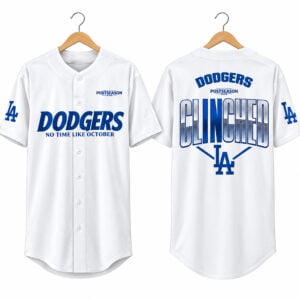 Dodgers No time Like October 2026 Postseason Clinched Jersey 1