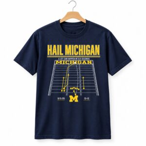 Hail Michigan A lot Can Happen In 001 Seconds Shirt 1