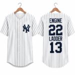 NY Yankees 2026 Engine 22 Ladder 13 Tribute Firefighter Jersey