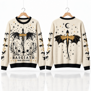 Fourth Wing Basgiath War College Ugly Sweater 2026 Christmas 1