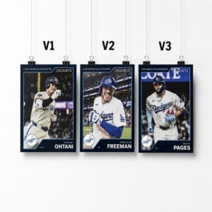 LA Dodgers Decorte Trading Card 2026 Giveaway 1