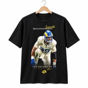 LA Rams 2026 Aaron Donald Quarterbacks Scramble The Return Of Ad Shirt 1
