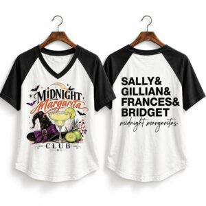 Midnight Margaritas V neck Shirt 2026 Halloween 1