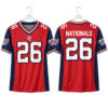 Washington Nationals Football Jersey 2026 Giveaway s