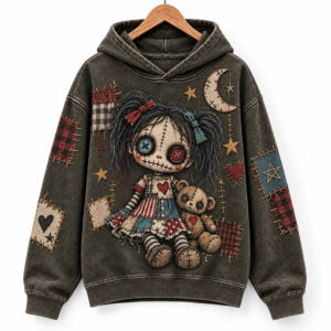 Doll Bear Stitch 2026 Halloween Hoodie 1
