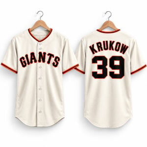 SF Giants Mike Krukow Farewell 2026 Jersey 1