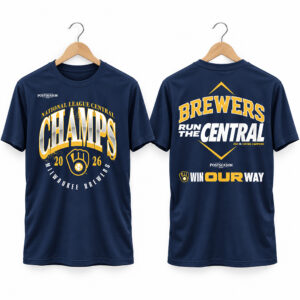 Brewers 2026 Postseason NL Central Division Champions Shirt 0