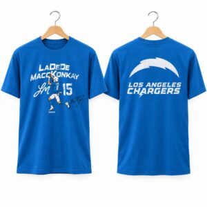 LA Chargers 2026 Ladd McConkey Signature Shirt 1