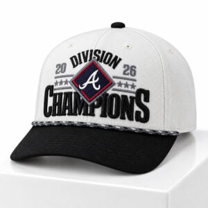 Braves 2026 NL East Division Champions Locker Room Hat 1