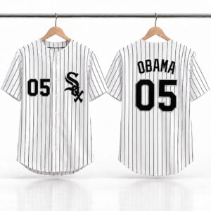 2026 White Sox Barack Obama 05 Jersey 1