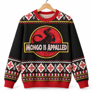 2026 Mongo Is Appalled Ugly Christmas Sweater 1