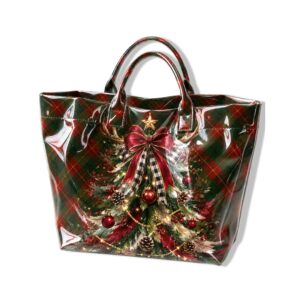 Christmas Tree Plaid 2026 Tote Bag 1