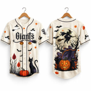 Giants Haunted Night Halloween Black Cat Pumpkin 2026 Jersey 0