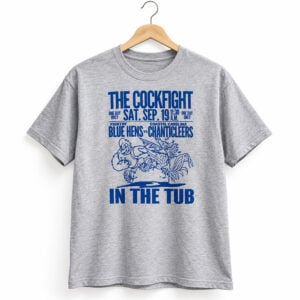 1 Delaware Football The Cockfight In The Tub 2026 Shirt