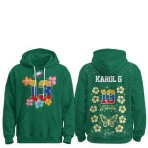 Eagles KAROL G Viajando Por El Mundo Tour 2026 Hoodie 1