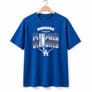 LA Dodgers 2026 Postseason Clinched Locker Room Shirt 1