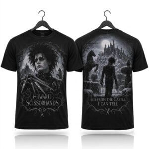 Edward Scissorhands He's From The Castle I Can Tell Shirt 2026 Halloween 1