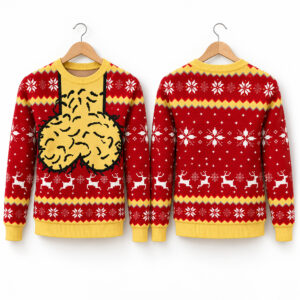 2026 Christmas Dickhead Ugly Christmas Sweater 1