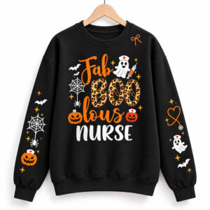 Fab Boo Lous Nurse Sweatshirt 2026 Halloween 1