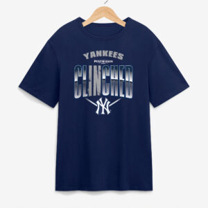 NY Yankees 2026 Postseason Clinched Locker Room Shirt 1