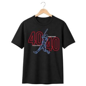1 Cubs Pete Crow Armstrong 40 40 Home Runs Shirt 1