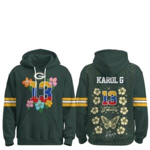 GB Packers KAROL G Viajando Por El Mundo Tour 2026 Hoodie 1