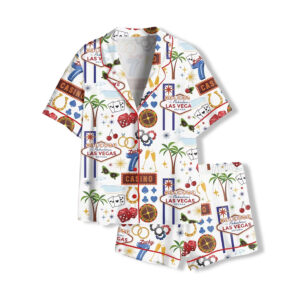 Las Vegas Travel Pajama Set 1